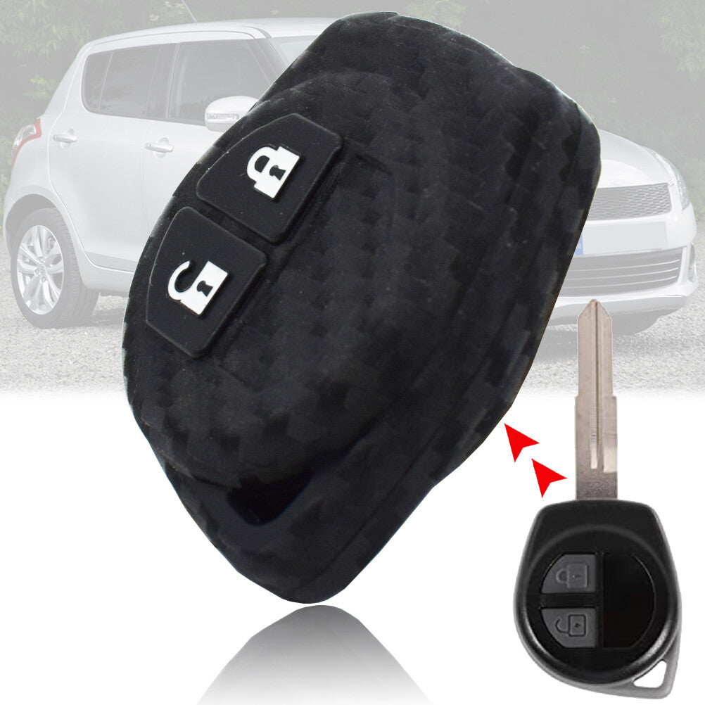 ya 5 8.7 for Suzuki Celerio Splash for Swift Alto Ignis Silicone Carbon Fiber Style 2 Button
