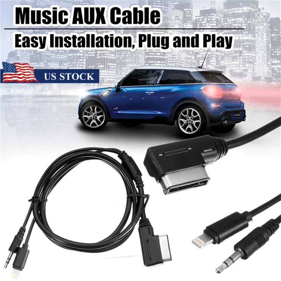 ya 10 5.28.2 MMI Music Interface AUX Cable Cord Charging For IPHONE for Mercedes-Benz 40cm
