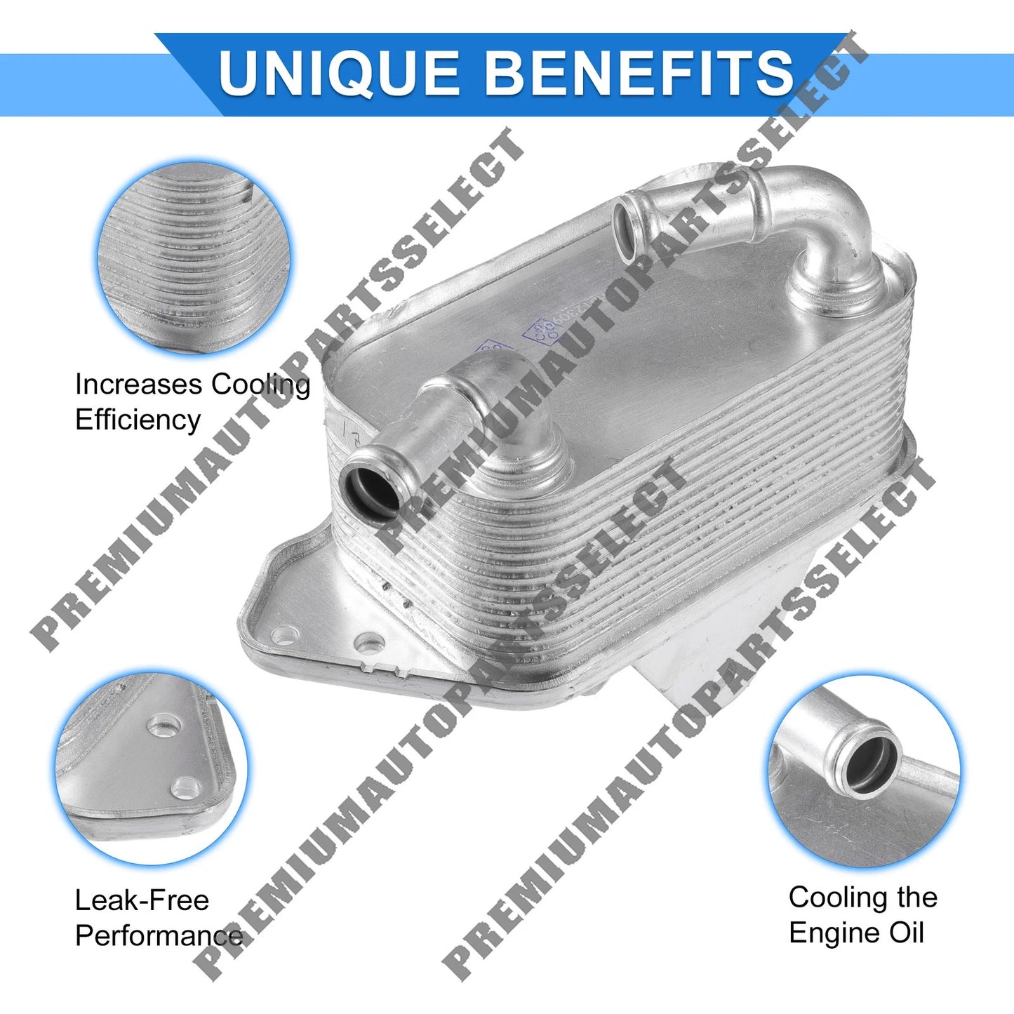 ya 5 8.7 Engine oil cooler with gasket 06E117021G suitable for Audi for A4 A5 A6 A7 for A8 for Q5 Q7 S4 S5