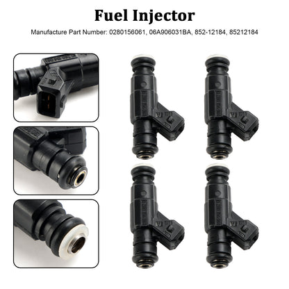 ya 1 8.12 baidi 4PCS Fuel Injector 0280156061 for Audi for VW 1.8L 852-12184