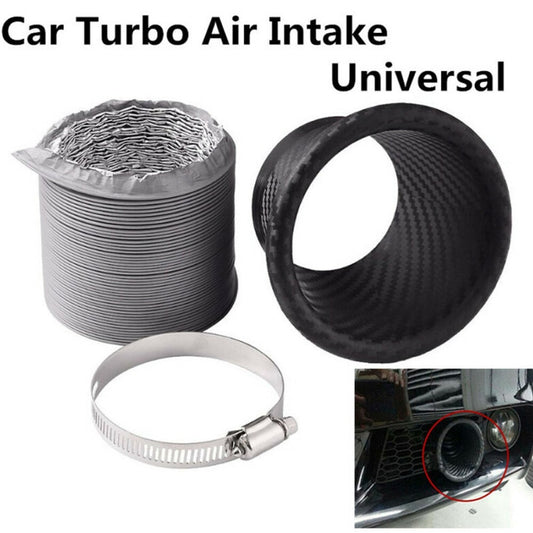 ya 1 8.5.2 Carbon fiber front bumper turbo intake pipe turbo funnel parts set 