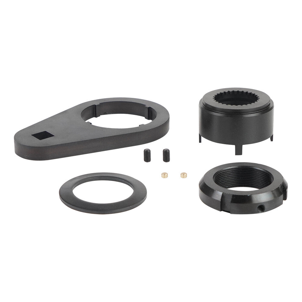 ya 5 8.7 5th Gear Lock Nut and Retainer Kit and 1/2 Inch Drive Spindle for Dodge NV4500 4WD