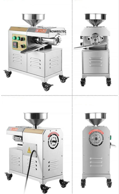 ya 26 Automatic Commercial Cold Oil Screw Press Seed Press Machine Stainless Steel O