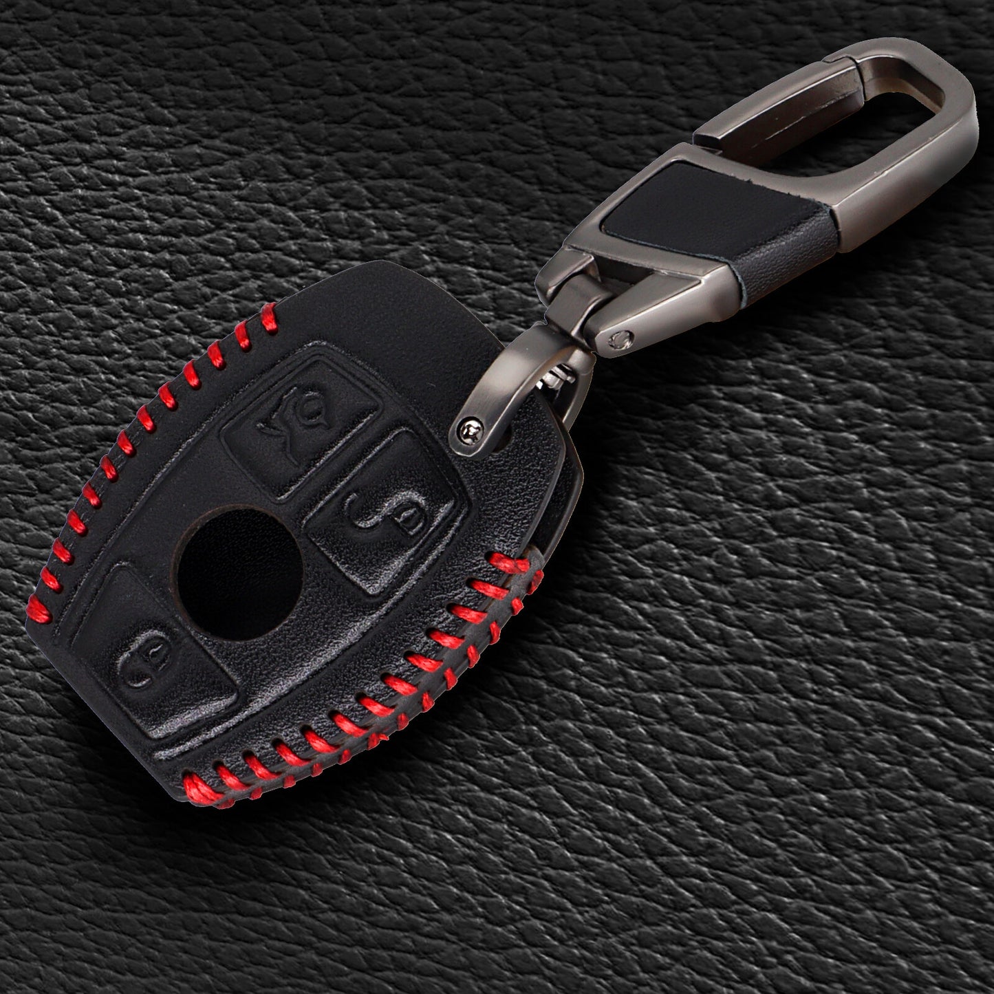 ya 5 8.7 for benz E B M V G S Class Remote Car Leather Key Case Cover Protector 3 Button