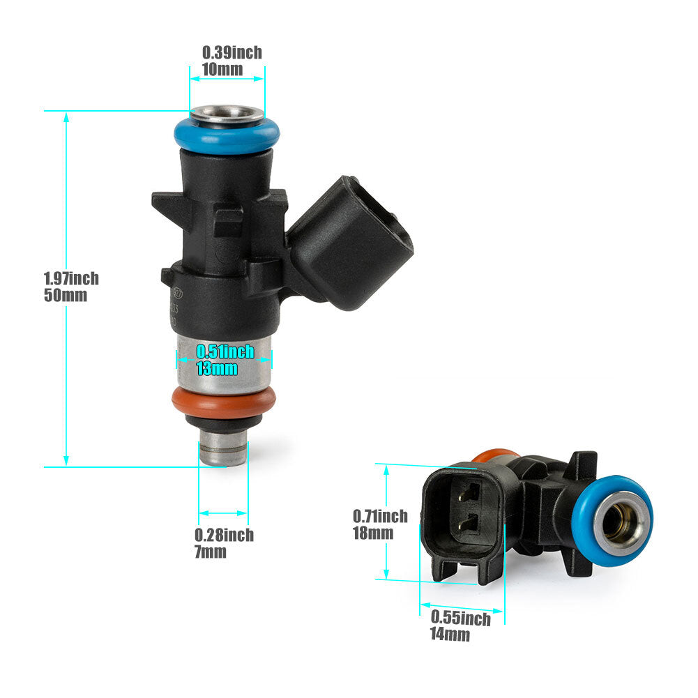 ya 5 8.7 6PCS Fuel Injectors for Chrysler for Dodge for Ram for Jeep 3.6L 5184085AC/0280158233 New
