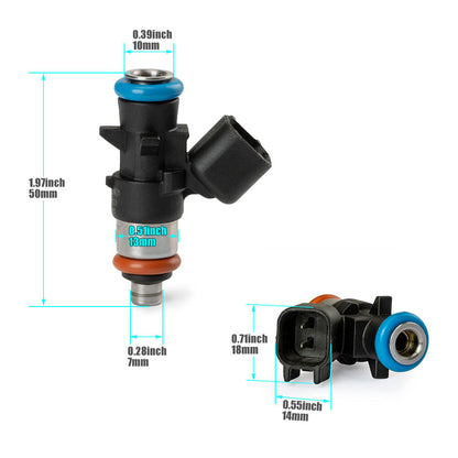 ya 5 8.7 6PCS Fuel Injectors for Chrysler for Dodge for Ram for Jeep 3.6L 5184085AC/0280158233 New