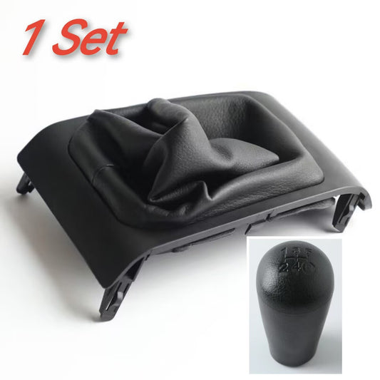 ya 11 6.5 5 Speed Manual Gear Shift Knob W/ Shifter Boot Black For 05-12 for Toyota Tacoma =