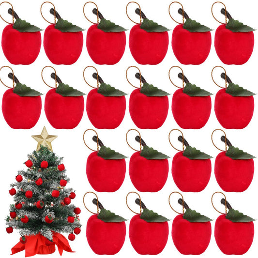 ya 25 24 Pcs Vintage Apple Or ments Hanging Apples Artificial uit
