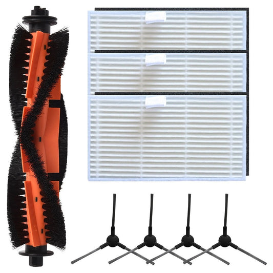 ya 25 Robot Vacuum Brush and Filter Set for Trouver E20 E20 Pro E20 Pro Plus Models