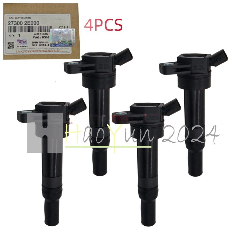 ya 5 6.15.2 4pc GENUINE Ignition Coil for 11-19 for Hyundai for Elantra for Tucson Forte Soul 1.8/2.0L