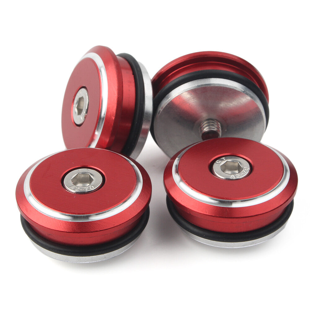 ya 5 8.7 Fit for Ducati 1199 Panigale 12-15 1299 Panigale 15-17 4x F for Ram e Plugs Cover Cap Red