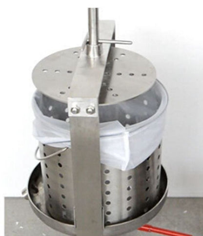 ya 26 Hollow Barrel + Wine Barrel Separation Grape Press Machine Winepress L size T