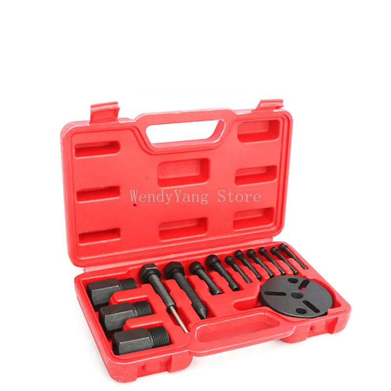 ya 14 14pc/lot Air Condition A/C Compressor Clutch Remover Black Puller Installer Tool