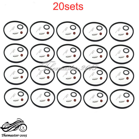 ya 28 20x Carburetor Needle Seat Gasket Repair Kit For Tecumseh 631021 631021A 631021B
