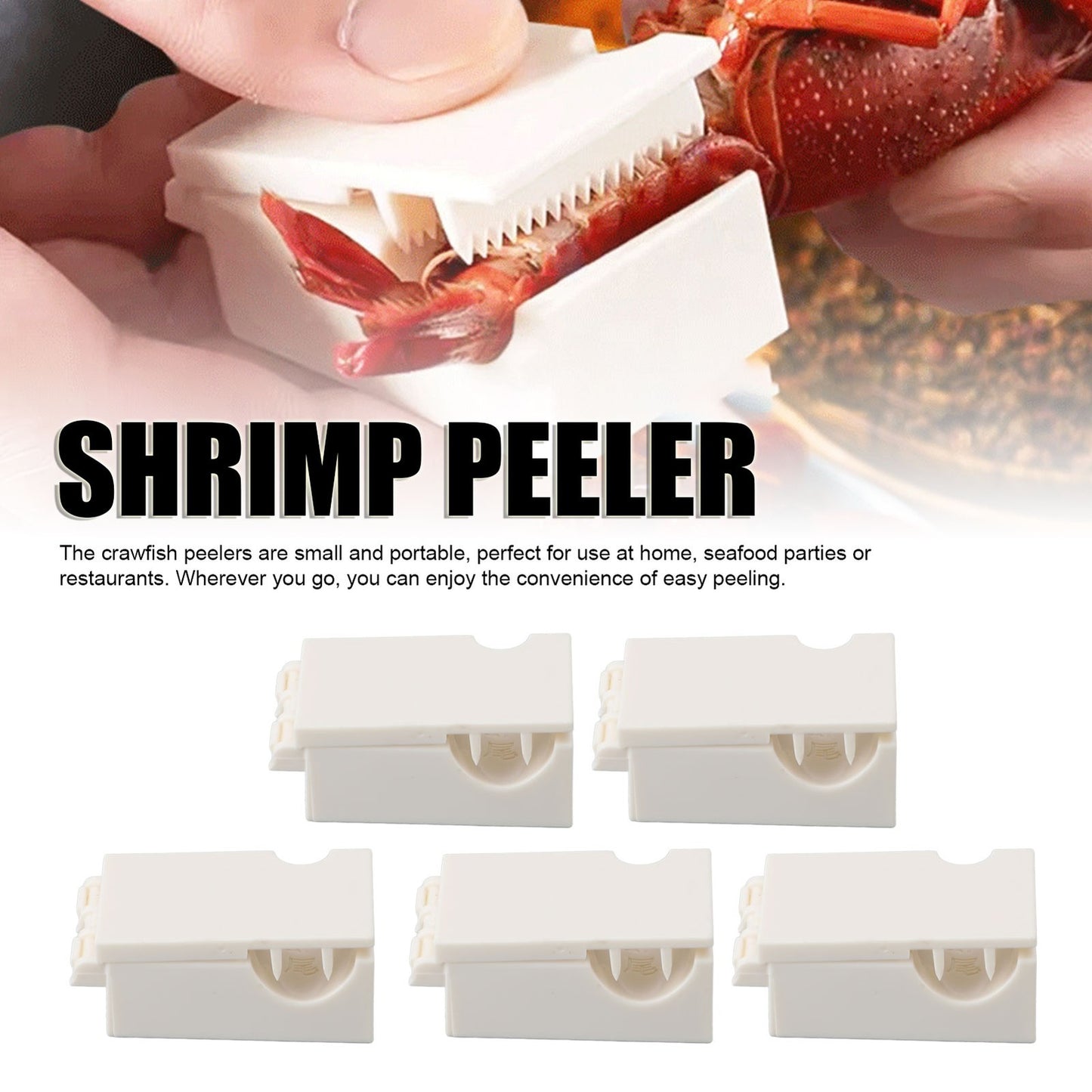 ya 26 5pcs Crawfish Peelers Efficient Portable Crawfish Shucker Crawfish Sheller