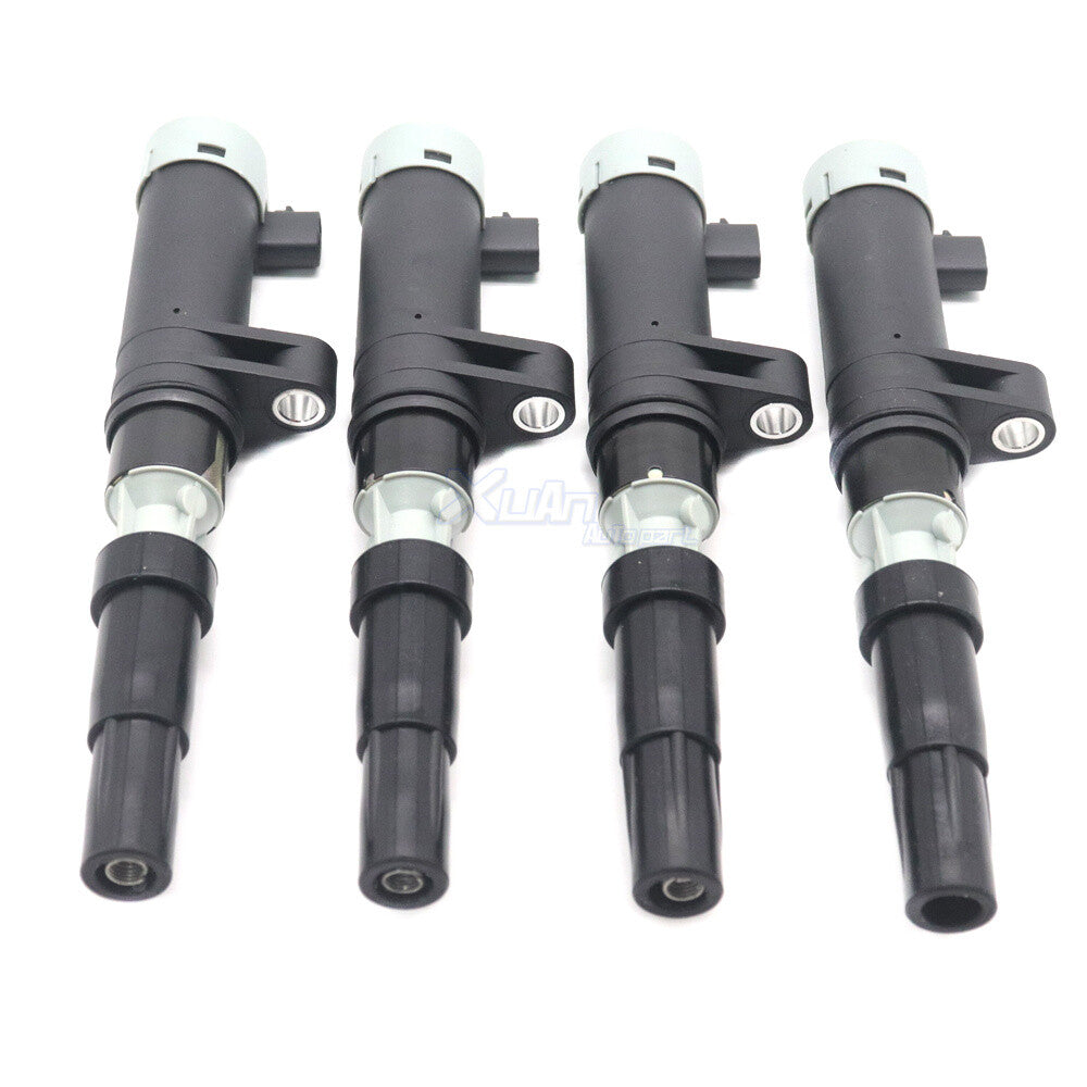 ya 5 8.7 UF-653 SET OF 4 IGNITION COILS for Renault SCENIC 1.4 1.6 2.0 8200405098 4PCS CN