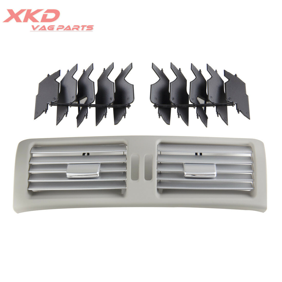 ya 9 6.5 Gray Center Dashboard AC Air Outlet Vent Set Fit for Mercedes-benz R350 R500