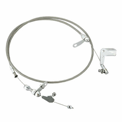 ya 5 8.7 727 Stainless Braided Kickdown Cable Detent Transmission Fits For Chrysle*