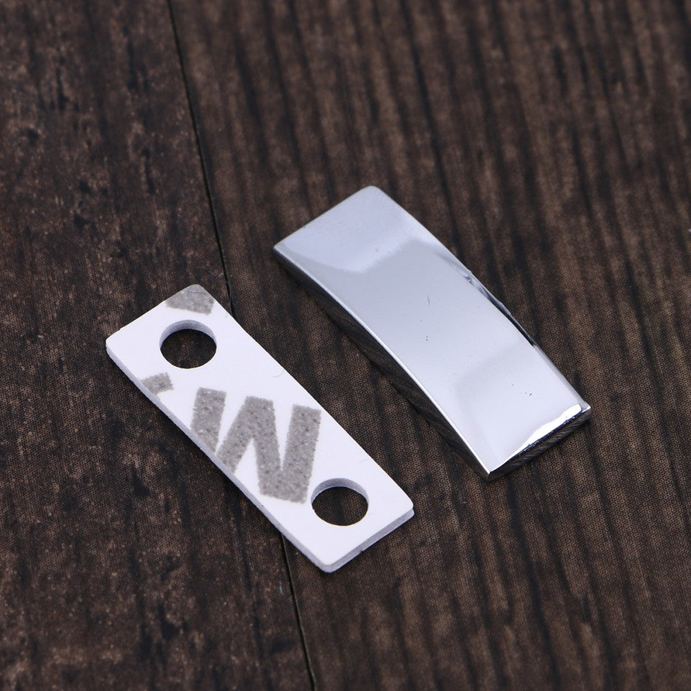 ya 1 7.13 3D DIY Metallic Alphabet Sticker Car Emblem Letter Silver Badge Decal (I)