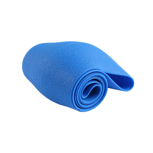 ya 1 7.3 Car Leather Texture Soft Silicone Steering Wheel Cover Anti-Slip Blue 10 -12