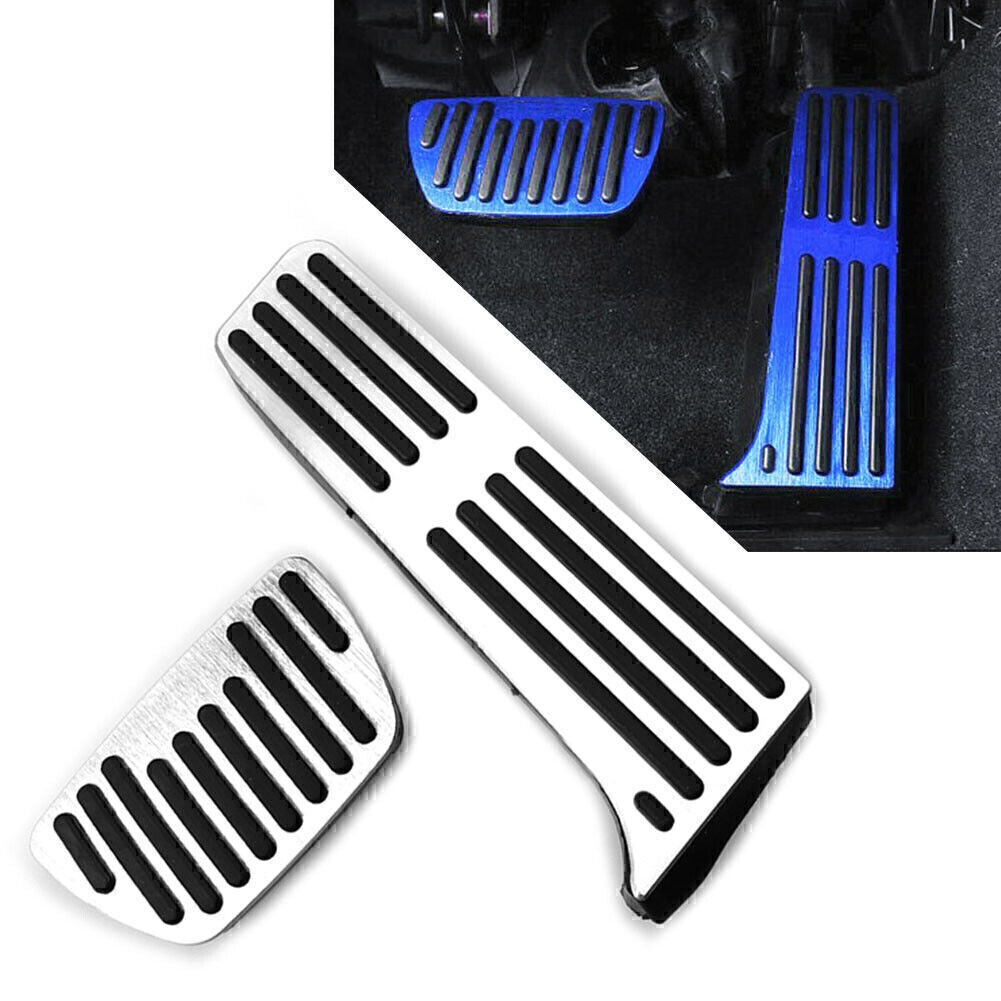ya 9 6.5.2 No Drilling Gas Brake Foot Pedal Cover AT Kit for 2018-2020 for Toyota for Camry Silver