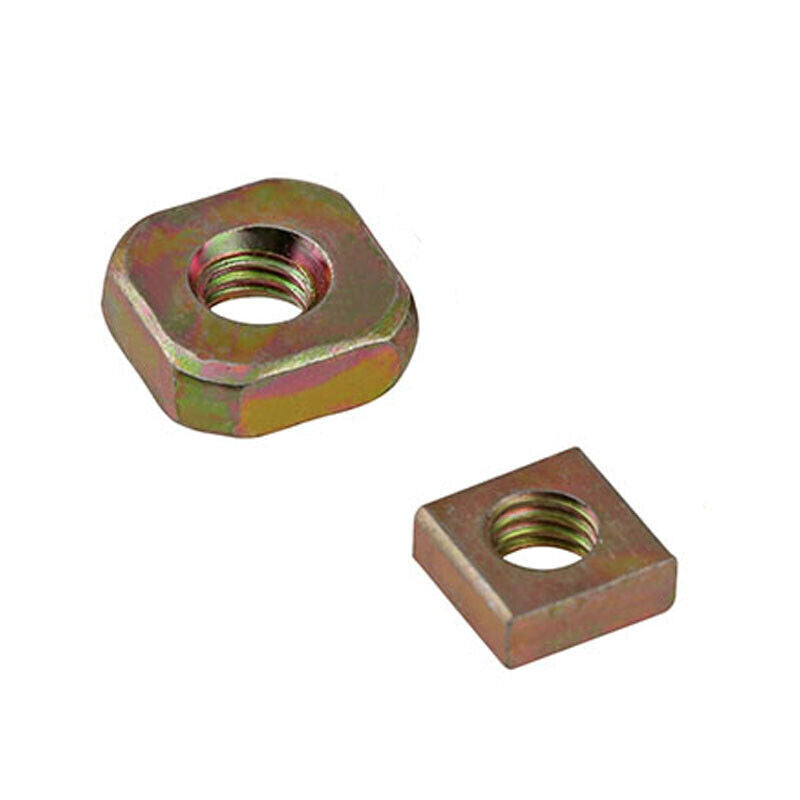 Four Corners Square Nut M3 M4 M5 M6 Carbon Steel Color Zinc Screw Nuts Fastener