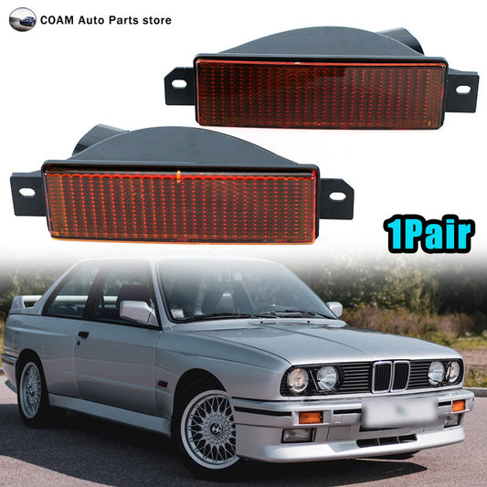 ya 12 5.22.2 2 Pieces Front Turn Signal Indicator Corner Lights for BMW 3 E30 1987 - 1991