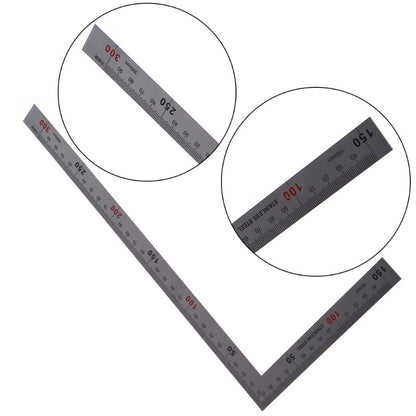 ya 14 Stainless Steel 15x30cm 90 De Metric Try Mitre Square Ruler Scale