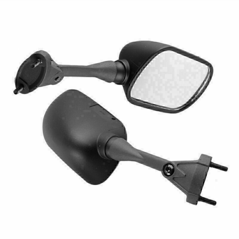 ya 4 6.21 Motorcycle Rear View Mirrors Black for Kawasaki ZX6R 2005-08 ZX10R 2004-08