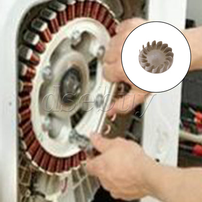 ya 26 2 Pieces Grey Plastic Dryer Blower Wheels Replacement for AP2997251 & 694089