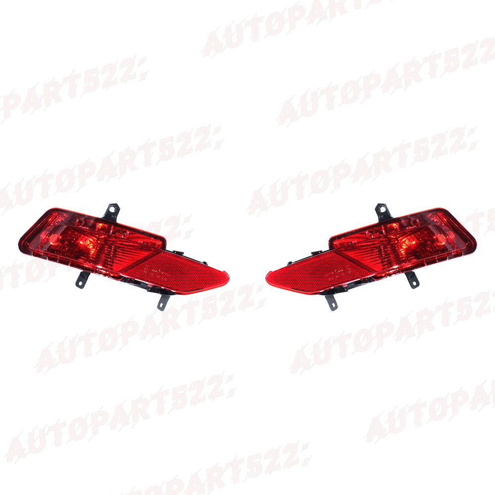 ya 2 7.16 Suitable for Volvo XC60 2014 - 2017 Pair of LH&RH Red Rear Bumper Reflector Lenses