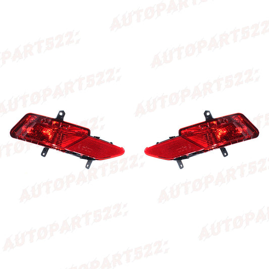 ya 2 7.16 Suitable for Volvo XC60 2014 - 2017 Pair of LH&RH Red Rear Bumper Reflector Lenses