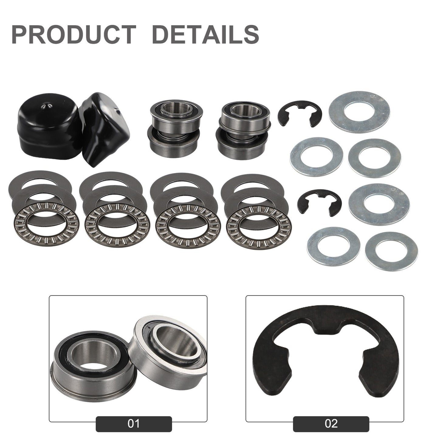 ya 14 Enhanced Stability with ont Wheel Bushing ing for Riding 