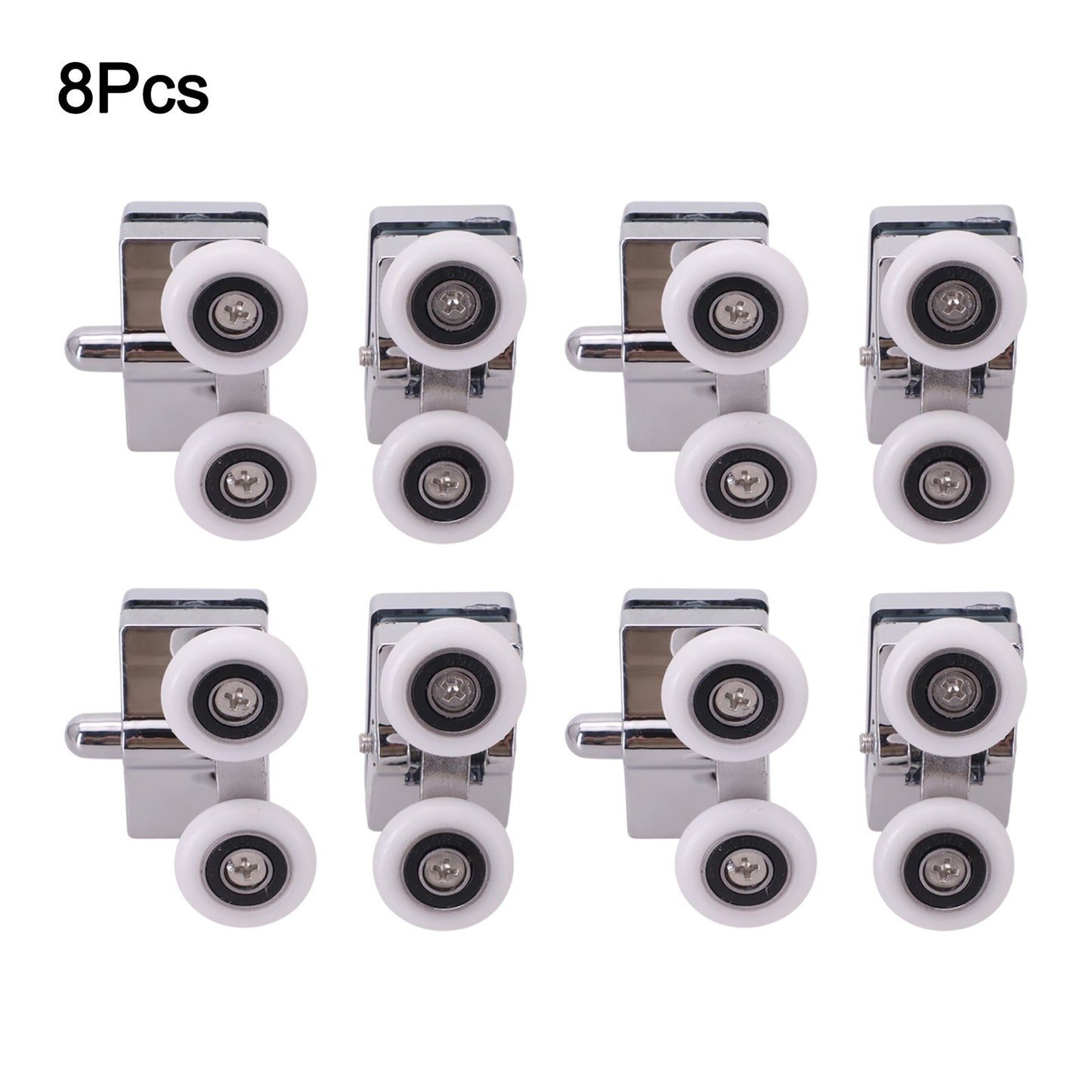 ya 14 Replacement 8PCS Shower S n Door Rollers Runners for Top and Bottom Use