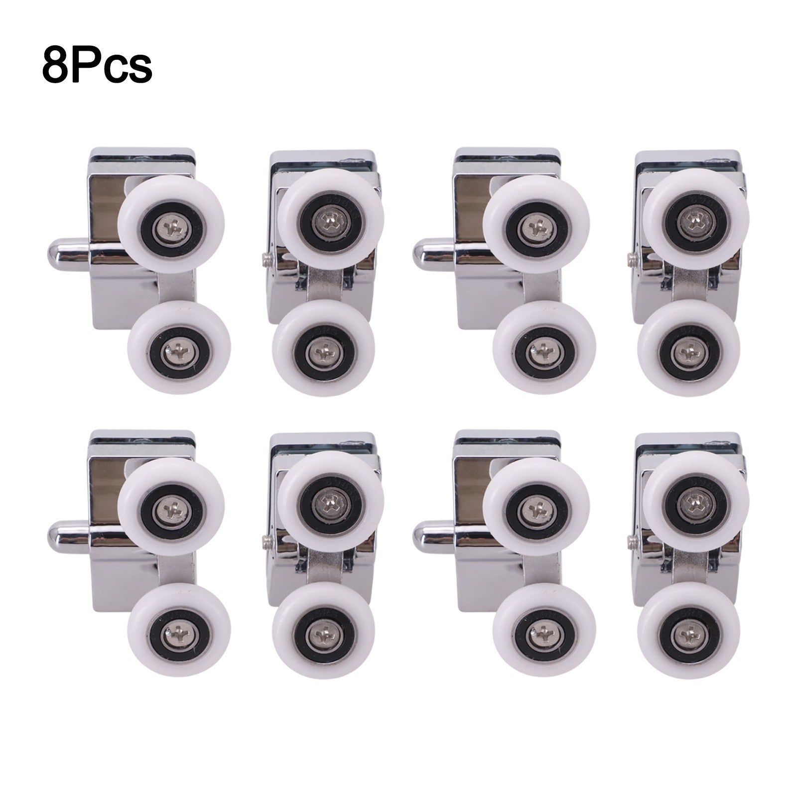 ya 14 Replacement 8PCS Shower S n Door Rollers Runners for Top and Bottom Use