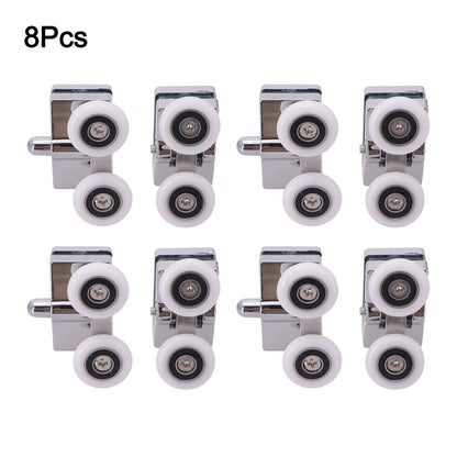 ya 14 Replacement 8PCS Shower S n Door Rollers Runners for Top and Bottom Use