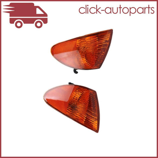 ya 3 6.25.3 Pair Corner Light Turn Signal Lamp for 99-01 for BMW E46 Sedan 3-Series Left + Right