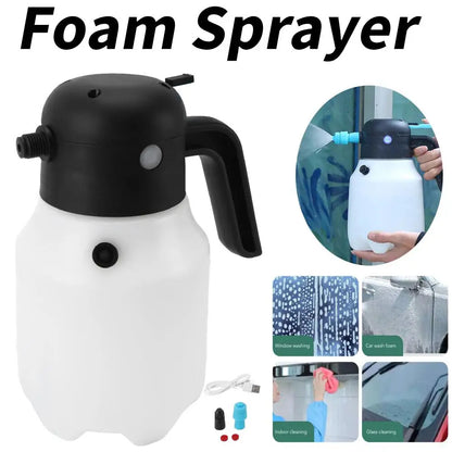 ya 17 Electric Foam Spray Bottle Foam Sprayer 2000mAh 1.8L Cordless Pressurized