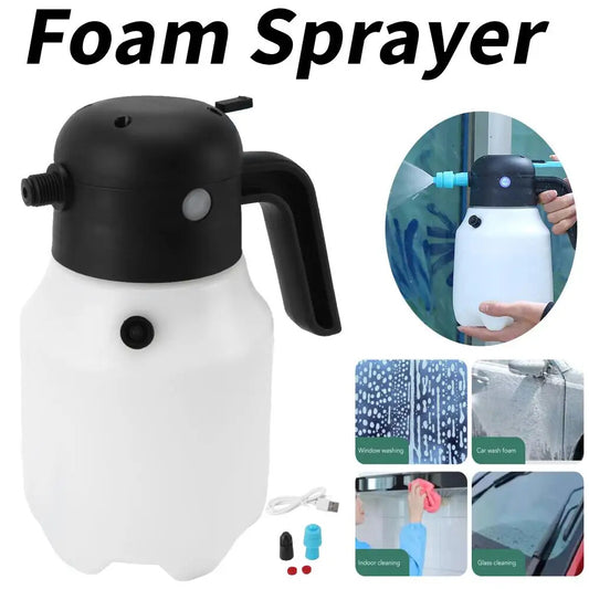 ya 17 Electric Foam Spray Bottle Foam Sprayer 2000mAh 1.8L Cordless Pressurized
