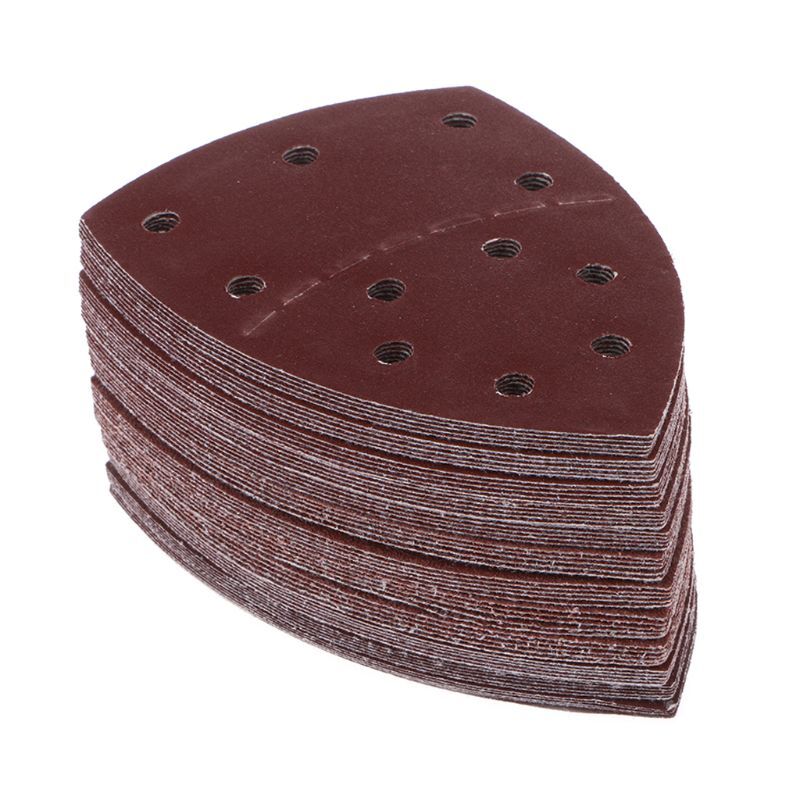 ya 14 60pcs 11-hole Sandpapers Sanding Sheets Abrasive Discs 40/60/80/120/180/240 Grit