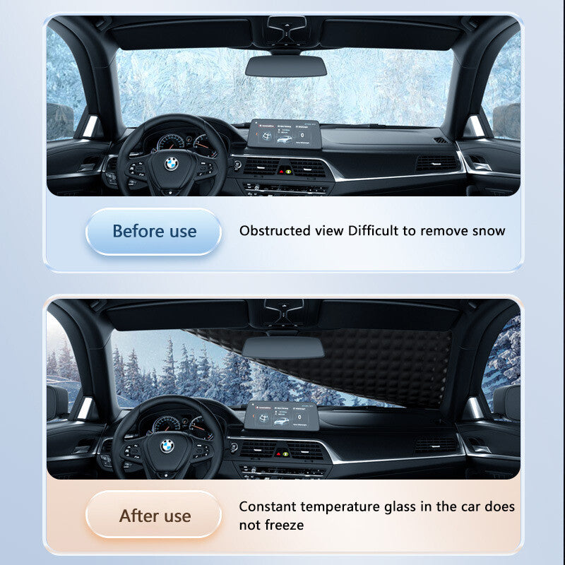 ya 5 8.7 New Car Windscreen Windshield Front Glass Sun Shade Cover Snow Frost Protector L
