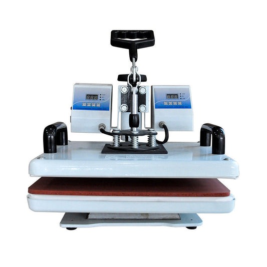 SB-400C Double Control Manual Shaking Heat Transfer T-shirt Printing Machine t