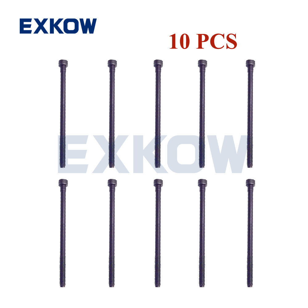 ya 5 8.7 10 Pieces Cylinder Head Bolts for Mitsubishi Eclipse Cross Lancer Xpander MN158130