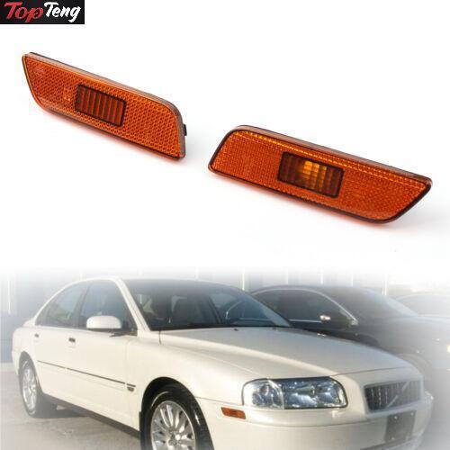 ya 1 8.5.1 Front Bumper Pair Left Right Turn Signal Lamp Light Fits for Volvo S80 1998-2006