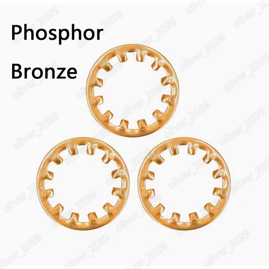 Phosphor Bronze Toothed Lock Washers With Internal Teeth M3 M4 M5 M6 M8 M10