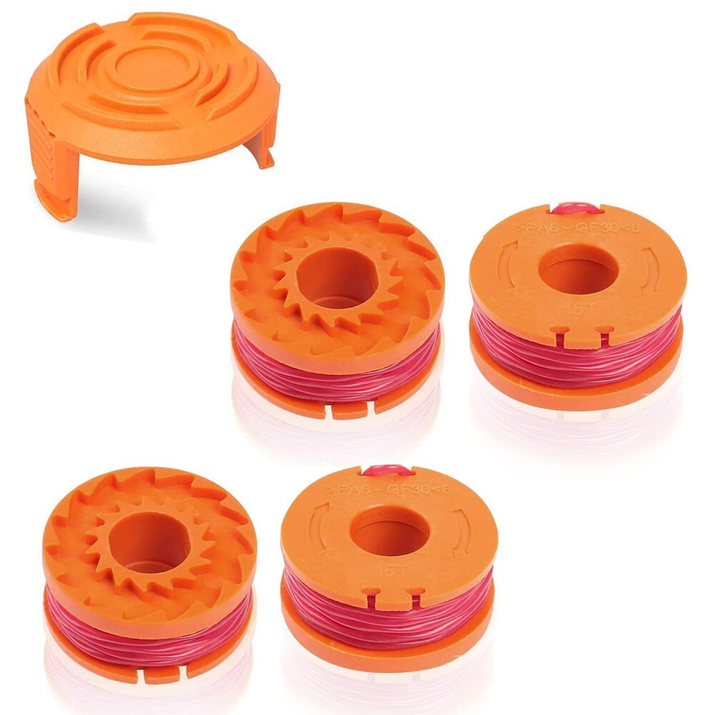 ya 17 Replacement Spool And Line + Replacement Cap Kits For Grass Trimmer, Useful