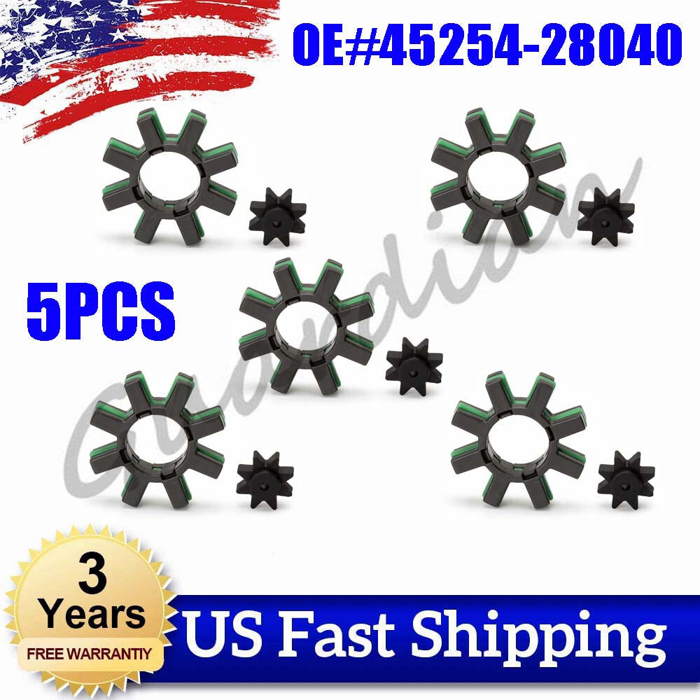 ya 5 8.7 5PCS Steering Motor Elastic Coupling Gear 45254-28040 for Toyota Avalaon Camry