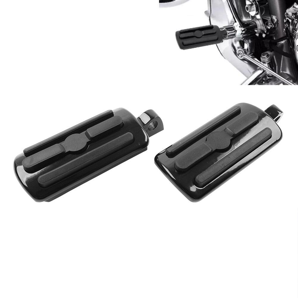 ya 11 6.8 Motorcycle 10MM Highway Foot Pegs Footrest for Harley Touring Softail Black
