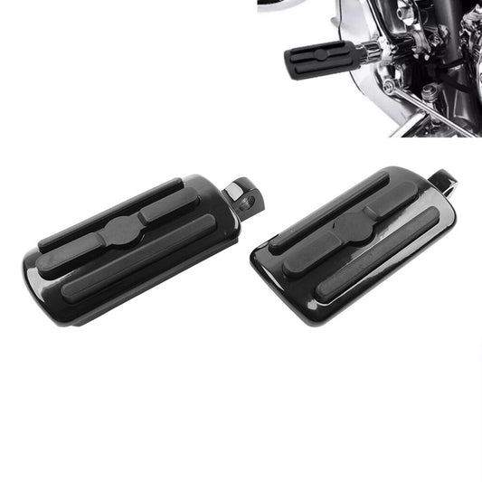 ya 11 6.8 Motorcycle 10MM Highway Foot Pegs Footrest for Harley Touring Softail Black