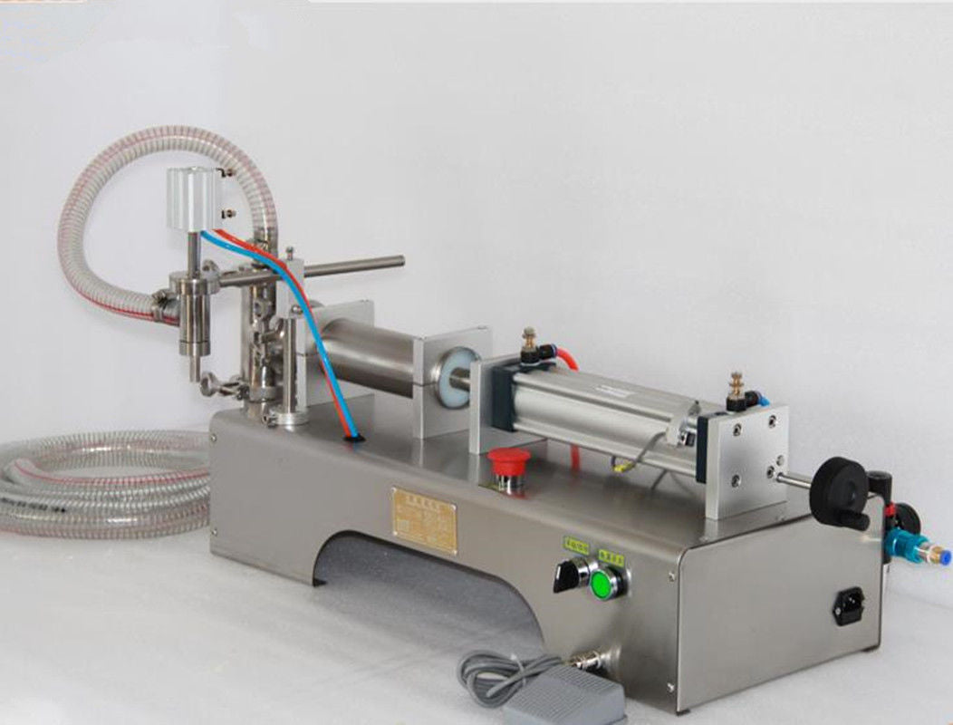 single piston filler,liquid filling machine,1 bottle capper,5-100ml CE